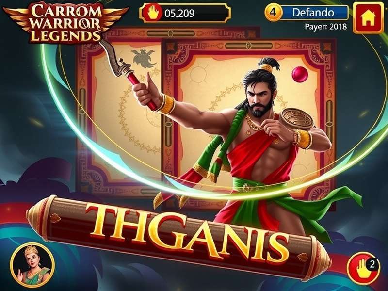 Carrom Warrior Legends Gameplay